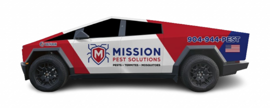 Mission Pest Solutions Cyber Truck